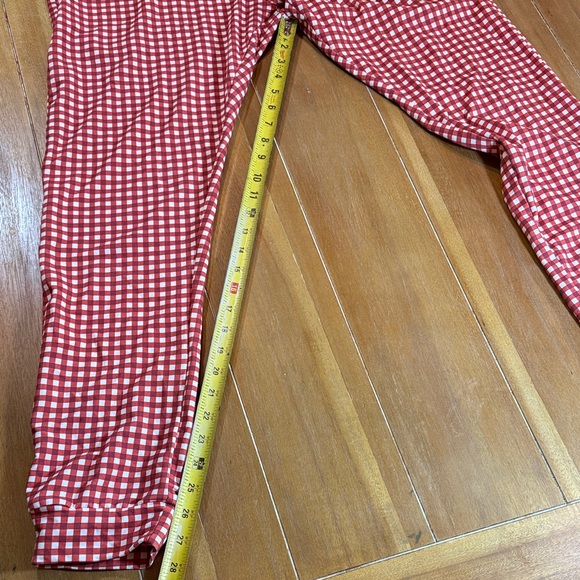 Red Checkered Women's Pajama Top - Picture 7 of 9